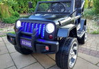 Vaikiškas elektromobilis Jeep, 12 V, su nuotolinio valdymo pultu, juodas