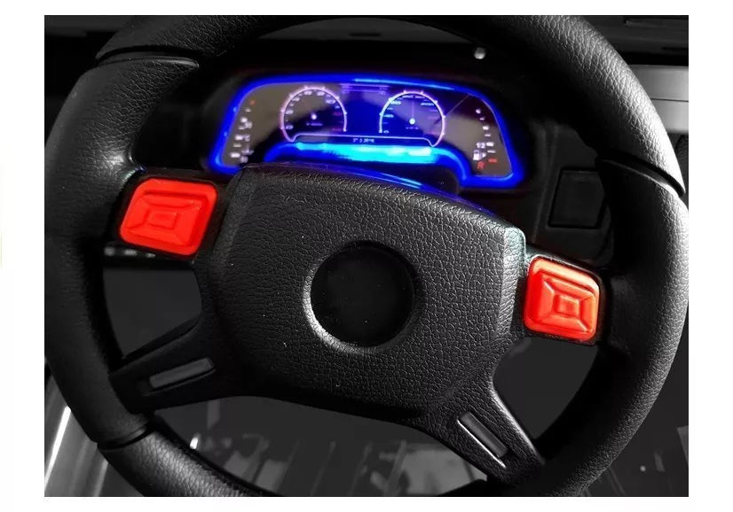 Vaikiškas elektromobilis Jeep, 12 V, su nuotolinio valdymo pultu, juodas