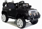 Vaikiškas elektromobilis Jeep, 12 V, su nuotolinio valdymo pultu, juodas