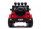 Vaikiškas elektromobilis Jeep, 12 V, su nuotolinio valdymo pultu, raudonas