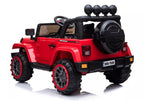 Vaikiškas elektromobilis Jeep, 12 V, su nuotolinio valdymo pultu, raudonas