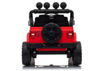 Vaikiškas elektromobilis Jeep, 24 V, 30 kg apkrova, raudonas