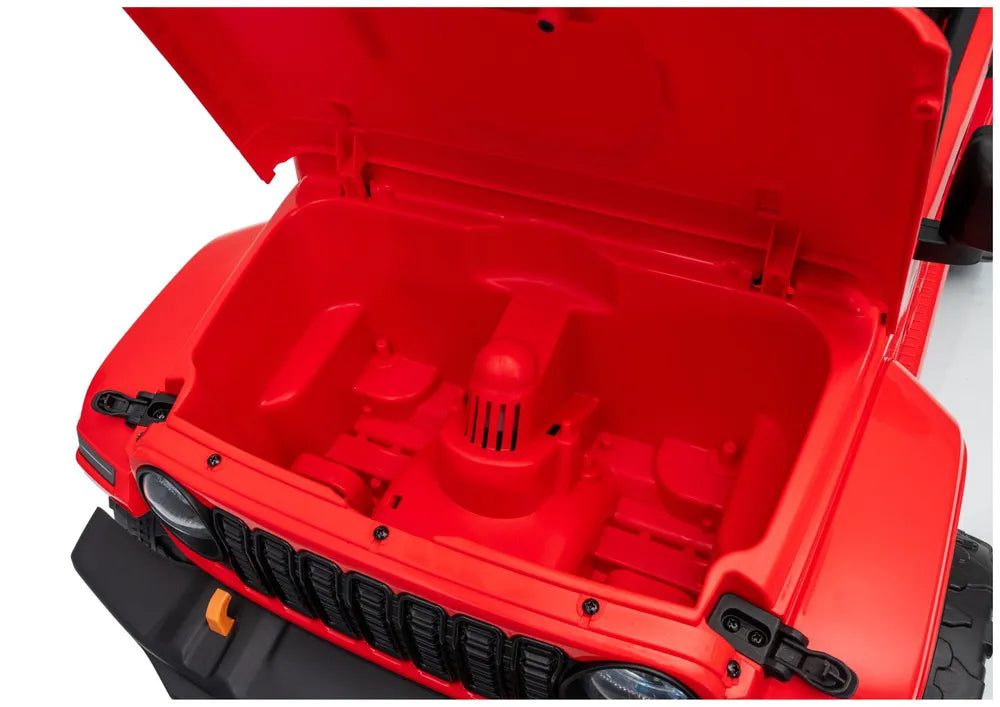 Vaikiškas elektromobilis Jeep, 24 V, 30 kg apkrova, raudonas
