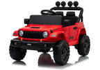 Vaikiškas elektromobilis Jeep, 24 V, 30 kg apkrova, raudonas
