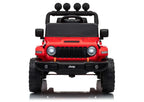 Vaikiškas elektromobilis Jeep, 24 V, 30 kg apkrova, raudonas