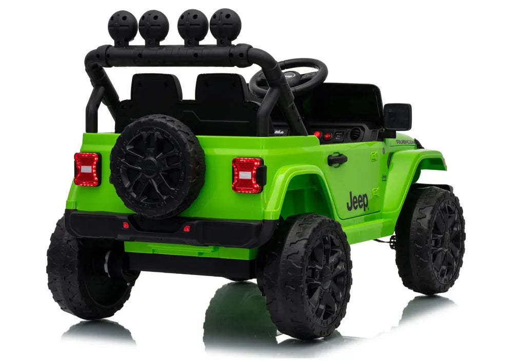 Vaikiškas elektromobilis Jeep, 24 V, 30 kg apkrova, su pultu, žalias