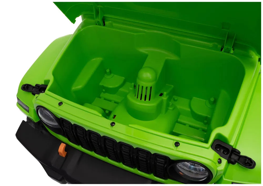 Vaikiškas elektromobilis Jeep, 24 V, 30 kg apkrova, su pultu, žalias