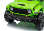 Vaikiškas elektromobilis Jeep, 24 V, 30 kg apkrova, su pultu, žalias