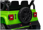 Vaikiškas elektromobilis Jeep, 24 V, 30 kg apkrova, su pultu, žalias