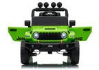 Vaikiškas elektromobilis Jeep, 24 V, 30 kg apkrova, su pultu, žalias