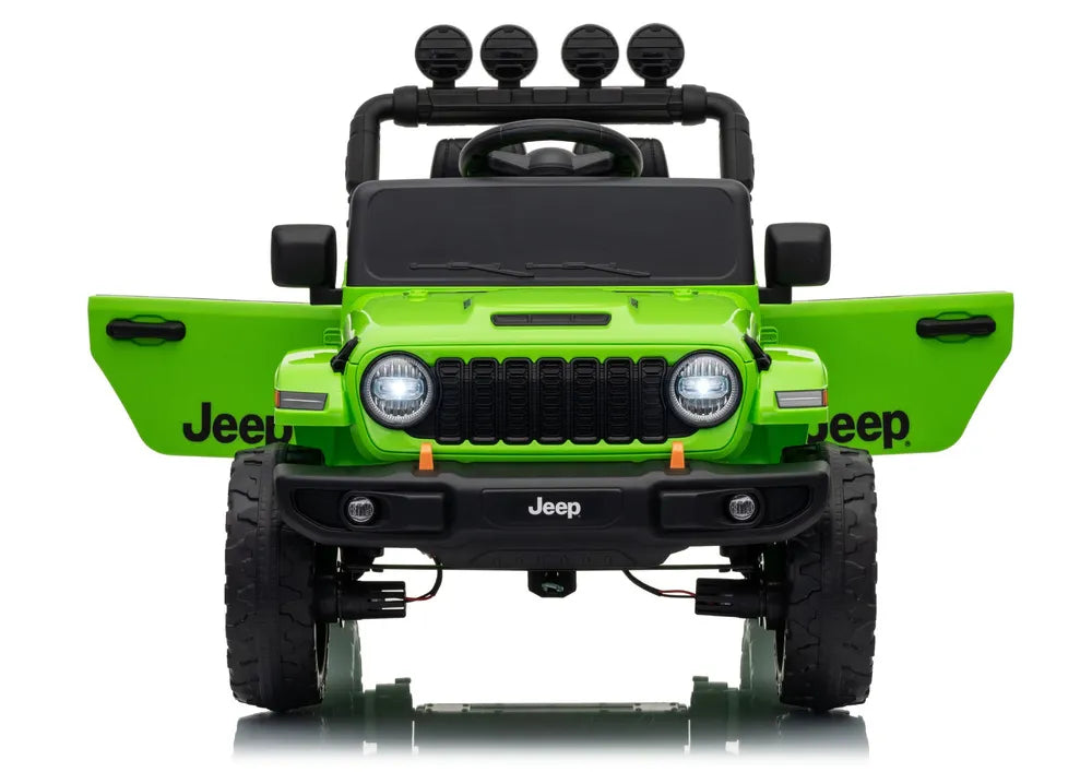Vaikiškas elektromobilis Jeep, 24 V, 30 kg apkrova, su pultu, žalias