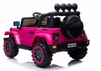 Vaikiškas elektromobilis Jeep BRD-7588, 12 V, 4 × 45 W, rožinis