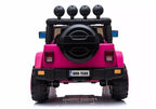 Vaikiškas elektromobilis Jeep BRD-7588, 12 V, 4 × 45 W, rožinis