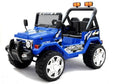 Vaikiškas elektromobilis Jeep Raptor, 12 V, 2 × 45 W, mėlynas