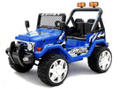 Vaikiškas elektromobilis Jeep Raptor, 12 V, 2 × 45 W, mėlynas