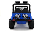 Vaikiškas elektromobilis Jeep Raptor, 12 V, 2 × 45 W, mėlynas