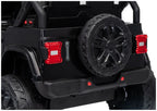 Vaikiškas elektromobilis Jeep Rubicon, 24 V, juodas