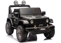 Vaikiškas elektromobilis Jeep Rubicon, 24 V, juodas
