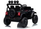 Vaikiškas elektromobilis Jeep Rubicon, 24 V, juodas