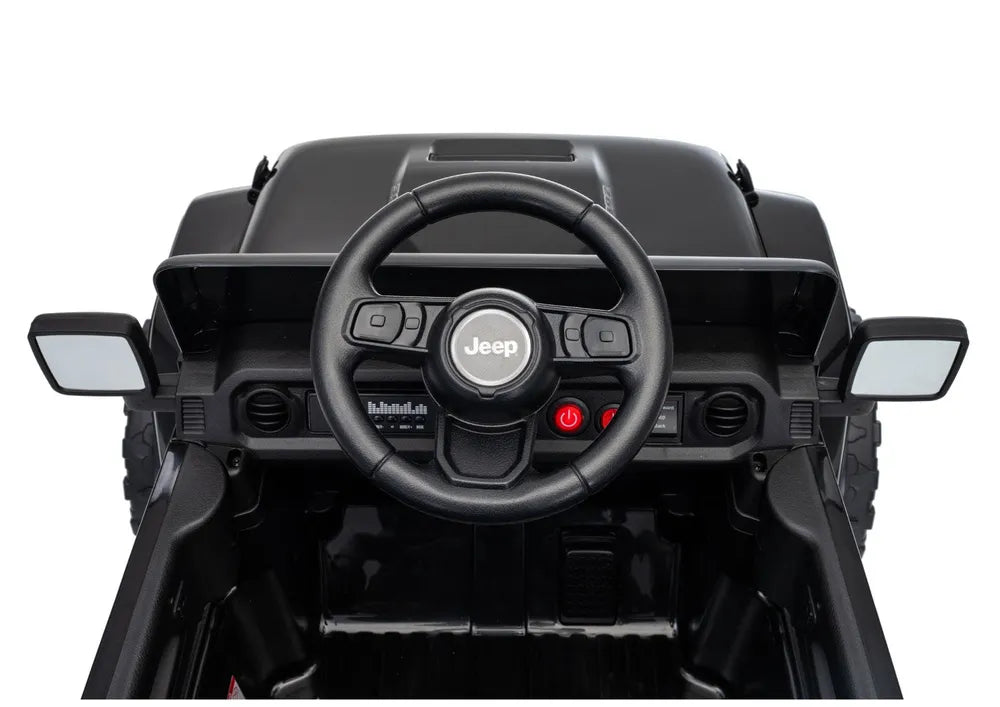 Vaikiškas elektromobilis Jeep Rubicon, 24 V, juodas