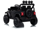 Vaikiškas elektromobilis Jeep Rubicon, 24 V, juodas