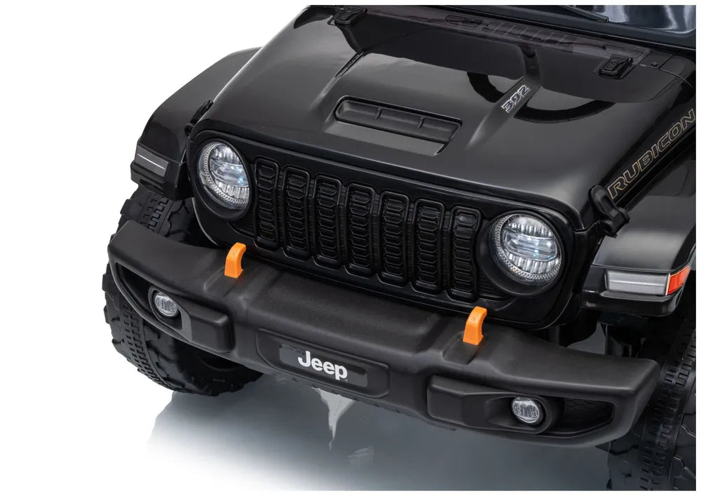Vaikiškas elektromobilis Jeep Rubicon, 24 V, juodas