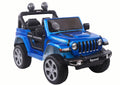 Vaikiškas elektromobilis Jeep Wrangler Rubicon, 12 V, 45 W, mėlynas
