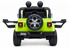 Vaikiškas elektromobilis Jeep Wrangler Rubicon, 12 V, su odine sėdyne, baltas