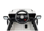 Vaikiškas elektromobilis Jeep Wrangler Rubicon, 24 V, su nuotolinio valdymo pultu, baltas