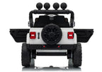 Vaikiškas elektromobilis Jeep Wrangler Rubicon, 24 V, su nuotolinio valdymo pultu, baltas