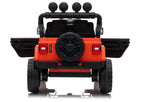 Vaikiškas elektromobilis Jeep Wrangler Rubicon, 24 V, su nuotolinio valdymo pultu, oranžinis