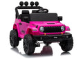 Vaikiškas elektromobilis Jeep Wrangler Rubicon, 24V, rožinis