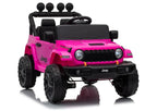 Vaikiškas elektromobilis Jeep Wrangler Rubicon, 24V, rožinis