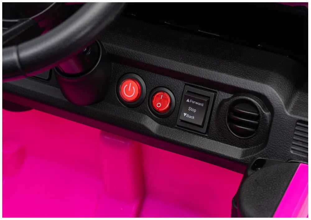 Vaikiškas elektromobilis Jeep Wrangler Rubicon, 24V, rožinis