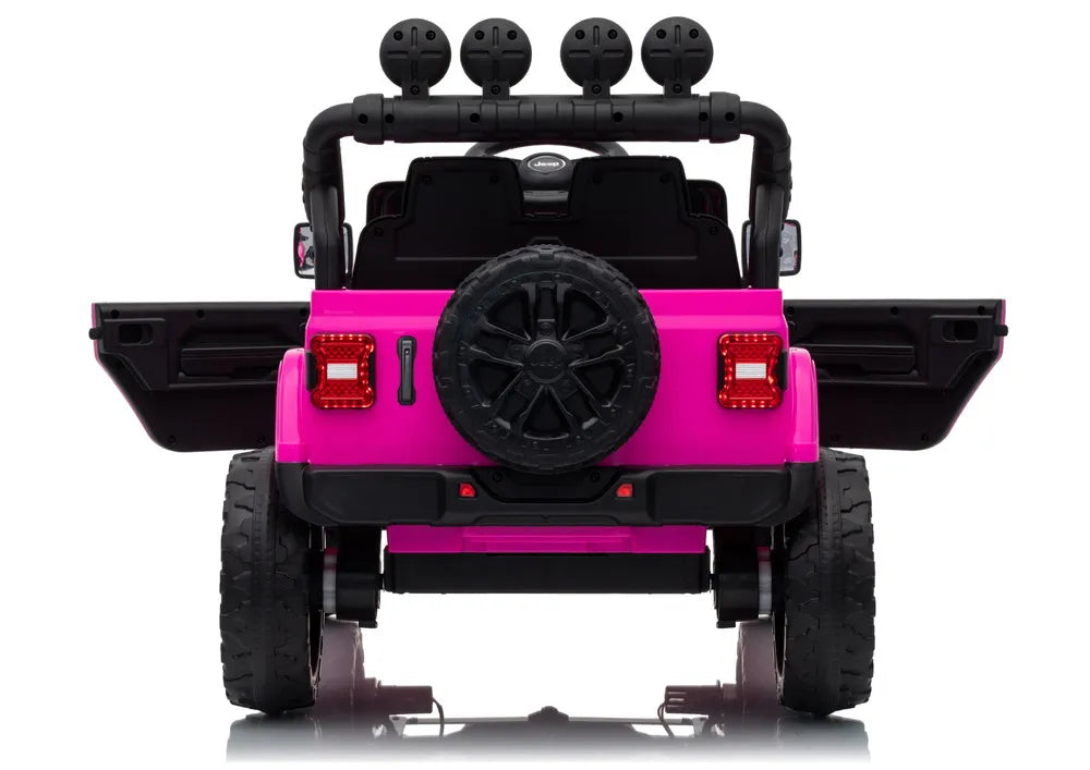 Vaikiškas elektromobilis Jeep Wrangler Rubicon, 24V, rožinis