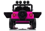 Vaikiškas elektromobilis Jeep Wrangler Rubicon, 24V, rožinis