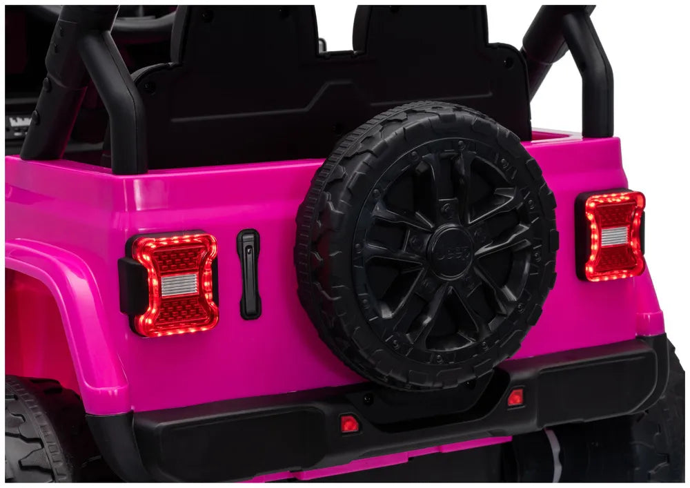 Vaikiškas elektromobilis Jeep Wrangler Rubicon, 24V, rožinis