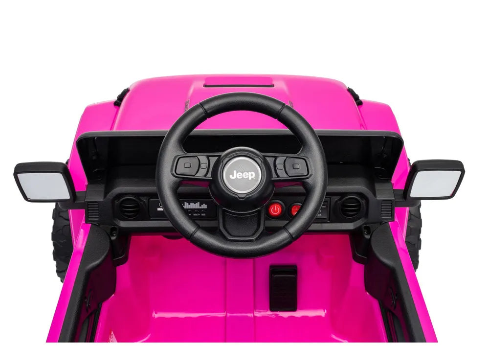 Vaikiškas elektromobilis Jeep Wrangler Rubicon, 24V, rožinis
