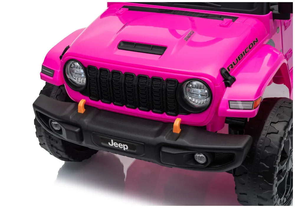 Vaikiškas elektromobilis Jeep Wrangler Rubicon, 24V, rožinis