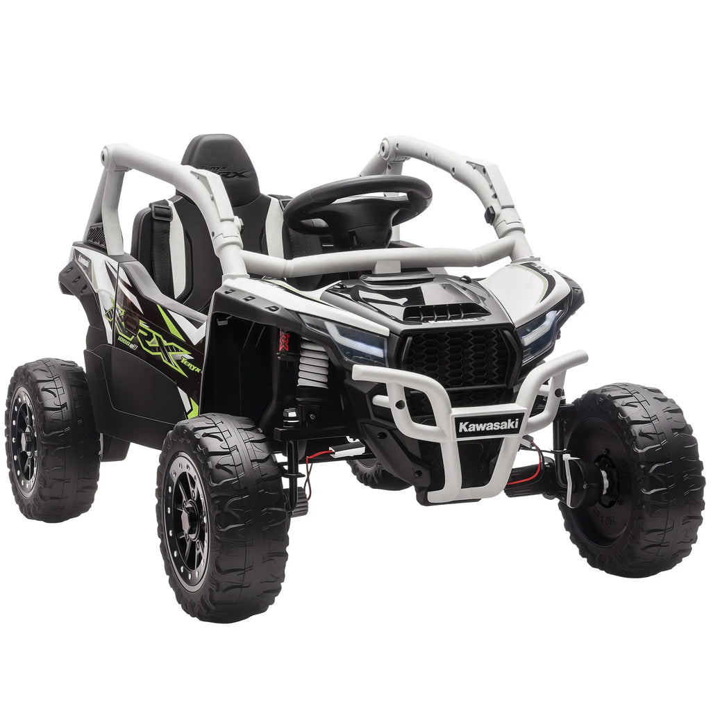 Vaikiškas elektromobilis Kawasaki Teryx KRX 1000, 3-5 metų vaikams, pilkas