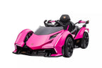 Vaikiškas elektromobilis Lamborghini, 12 V, 3 pavarų, rausvas