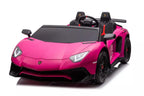 Vaikiškas elektromobilis Lamborghini, 24 V, rožinis
