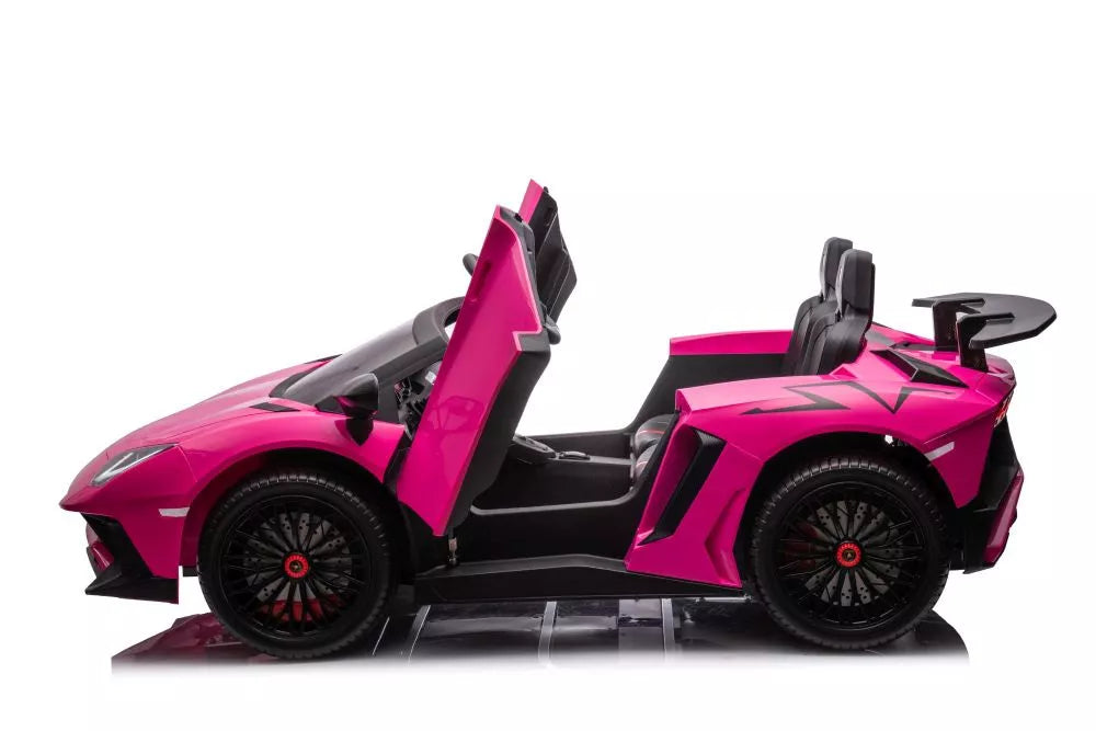 Vaikiškas elektromobilis Lamborghini, 24 V, rožinis