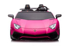 Vaikiškas elektromobilis Lamborghini, 24 V, rožinis