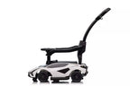 Vaikiškas elektromobilis Lamborghini, 25 kg apkrova, baltas