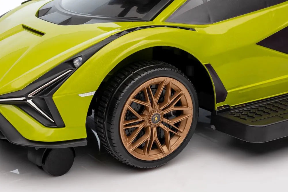 Vaikiškas elektromobilis Lamborghini, 25 kg, baltas