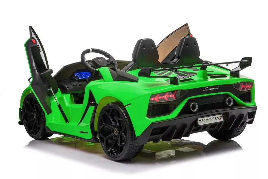 Vaikiškas elektromobilis Lamborghini Aventador, 2 × 12 V, atidaromos durelės