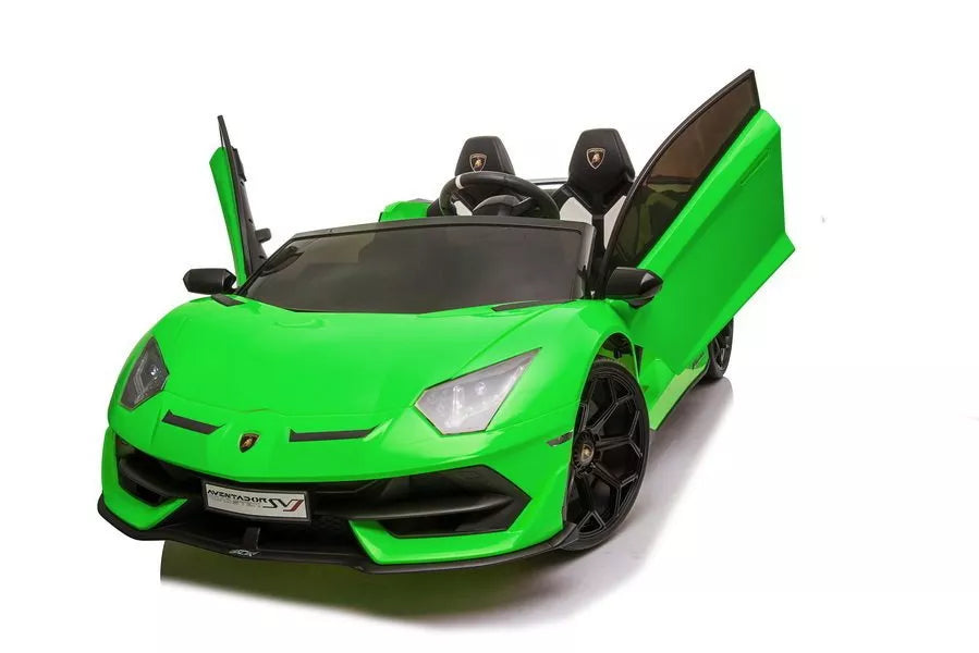 Vaikiškas elektromobilis Lamborghini Aventador, 2 × 12 V, atidaromos durelės