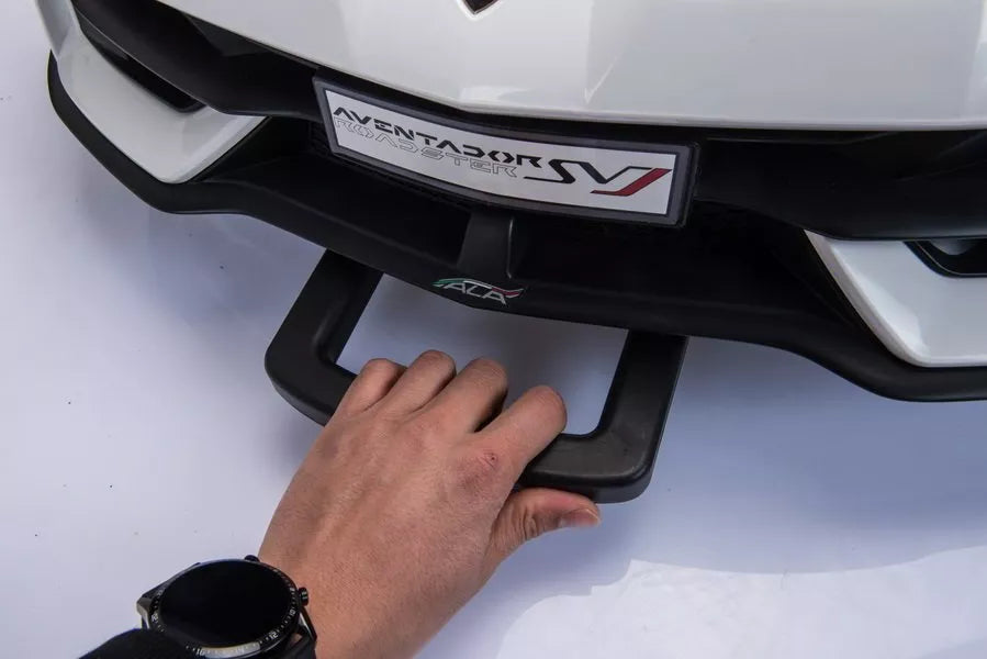 Vaikiškas elektromobilis Lamborghini Aventador, 2 × 12 V, atidaromos durelės