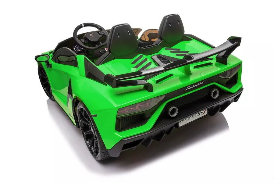 Vaikiškas elektromobilis Lamborghini Aventador, 2 × 12 V, atidaromos durelės